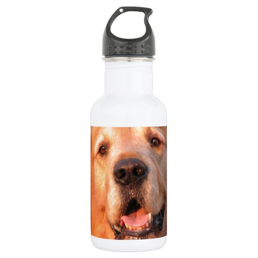 Golden Retriever Trinkflasche (Vorderseite)