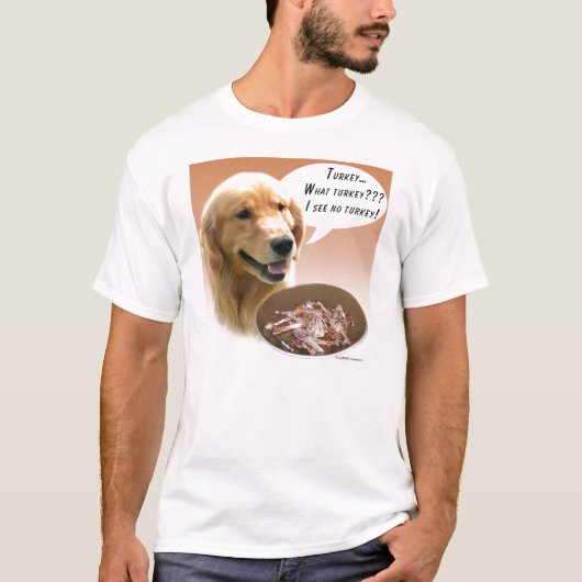 Golden Retriever Türkei T-Shirt (Vorderseite)