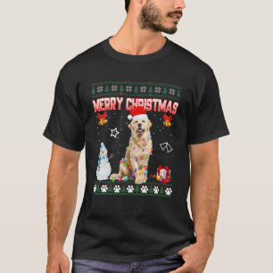 Golden Retriever Ugly Xmas Weihnachtsweihnachtslic T-Shirt