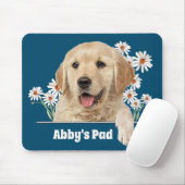Golden Retriever und Daisies Mouse Pad Mousepad (Mit Mouse)