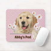 Golden Retriever und Daisies Mouse Pad Mousepad (Mit Mouse)