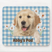 Golden Retriever und Daisies Mouse Pad Mousepad (Vorne)
