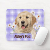 Golden Retriever und Daisies Mouse Pad Mousepad (Mit Mouse)