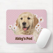 Golden Retriever und Daisies Mouse Pad Mousepad (Mit Mouse)