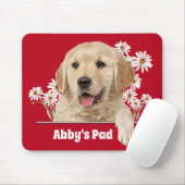 Golden Retriever und Daisies Mouse Pad Mousepad (Mit Mouse)