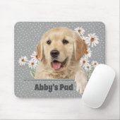Golden Retriever und Daisies Mouse Pad Mousepad (Mit Mouse)