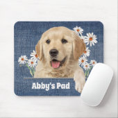 Golden Retriever und Daisies Mouse Pad Mousepad (Mit Mouse)