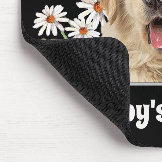 Golden Retriever und Daisies Mouse Pad Mousepad (Ecke)