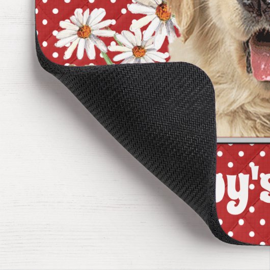 Golden Retriever und Daisies Mouse Pad Mousepad (Ecke)