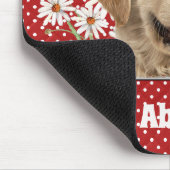 Golden Retriever und Daisies Mousepad (Ecke)