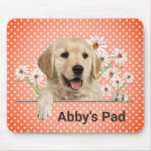 Golden Retriever und Daisies Mousepad (Vorne)
