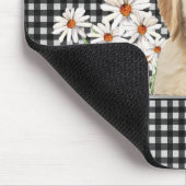 Golden Retriever und Daisies Mousepad (Ecke)