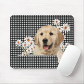 Golden Retriever und Daisies Mousepad (Mit Mouse)