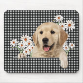 Golden Retriever und Daisies Mousepad (Vorne)