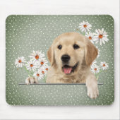 Golden Retriever und Daisies Mousepad (Vorne)
