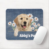 Golden Retriever und Daisies Mousepad (Mit Mouse)