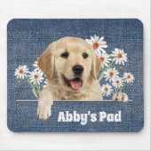 Golden Retriever und Daisies Mousepad (Vorne)