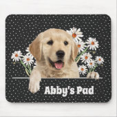 Golden Retriever und Daisies Mousepad (Vorne)