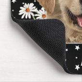 Golden Retriever und Daisies on Stars Mousepad (Ecke)