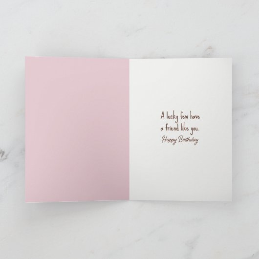 Golden Retriever und Kitten in Hoodie Karte (Innenseite)