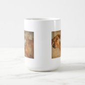 Golden retriever und Maltipoo - beste Freunde Kaffeetasse (Mittel)