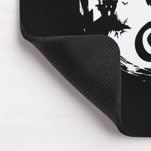 Golden Retriever Und Mond Halloween Kostüm Hund Lo Mousepad (Ecke)