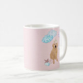 Golden Retriever Unicorn Kaffeetasse (VorderseiteRechts)