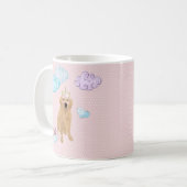 Golden Retriever Unicorn Kaffeetasse (Vorderseite Links)