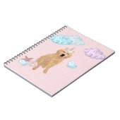 Golden Retriever Unicorn Notizblock (Linke Seite)