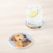 Golden Retriever Untersetzer (Seite)
