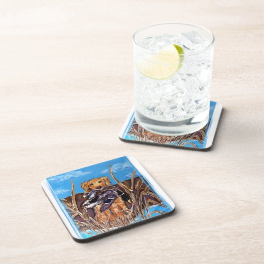 GOLDEN RETRIEVER UNTERSETZER (Rechte Seite)