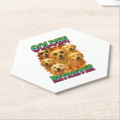Golden Retriever Untersetzer (angewinkelt)