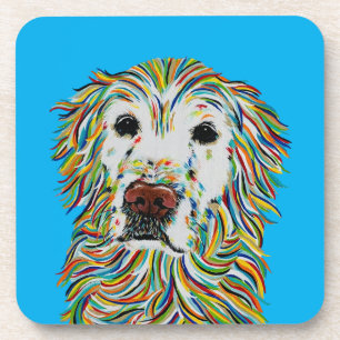 GOLDEN RETRIEVER-UNTERSETZER GETRÄNKEUNTERSETZER