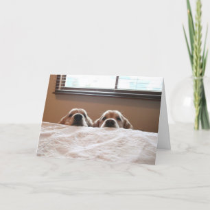 Golden Retriever Up yet Mother Day Card Karte