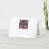 Golden Retriever Valentine Cowboy von der Liebe Karte (Rückseite)