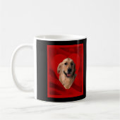 Golden Retriever Valentine Kaffeetasse (Links)