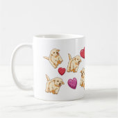 Golden Retriever Valentine's Day Gift Dog Lover Co Kaffeetasse (Links)