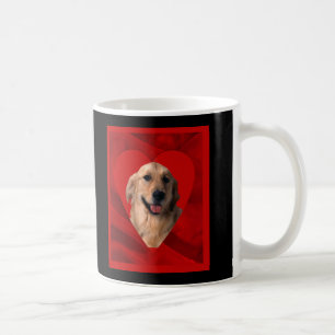 Golden Retriever Valentinstag Kaffeetasse