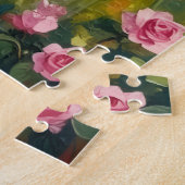 Golden Retriever Valentinstag Kunst Puzzle (Seite)