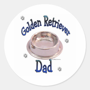 Golden Retriever Vater - Aufkleber