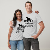 Golden Retriever Vater Funny Men's Basic T - Shirt (Unisex)