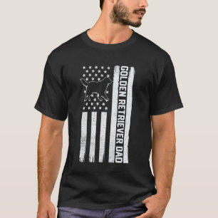 Golden Retriever Vater Golden Dog Vater Für Männer T-Shirt