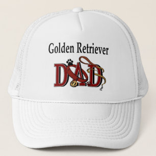 Golden Retriever Vater Hat Truckerkappe