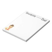 Golden Retriever Vater Notizblock (Rotiert)