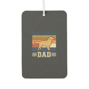 Golden Retriever Vater Retro Hund Autolufterfrischer