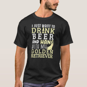 Golden Retriever Vater Shirt Funny Vaters Day Hund