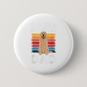 Golden Retriever Vater Shirt Men Daddy Dog Lover F Button