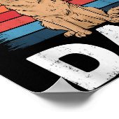 Golden Retriever Vater Shirt Men Daddy Dog Lover F Poster (Ecke)