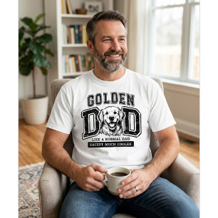 Golden Retriever Vater T-Shirt