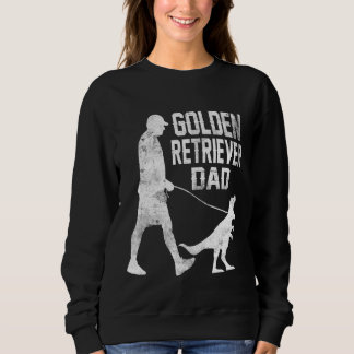 Golden Retriever Vater Trex Dinosaur Dog Besitzer Sweatshirt